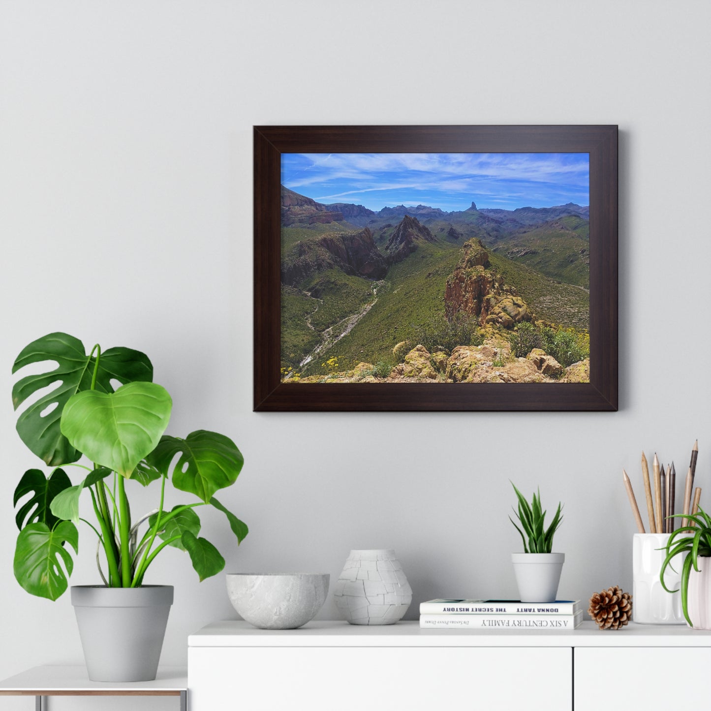 Framed Desert Photography: On Battleship Mountain; Arizona Photography, Wall Art, Natural Landscape Home Decor for Hikers and Nature Lovers!