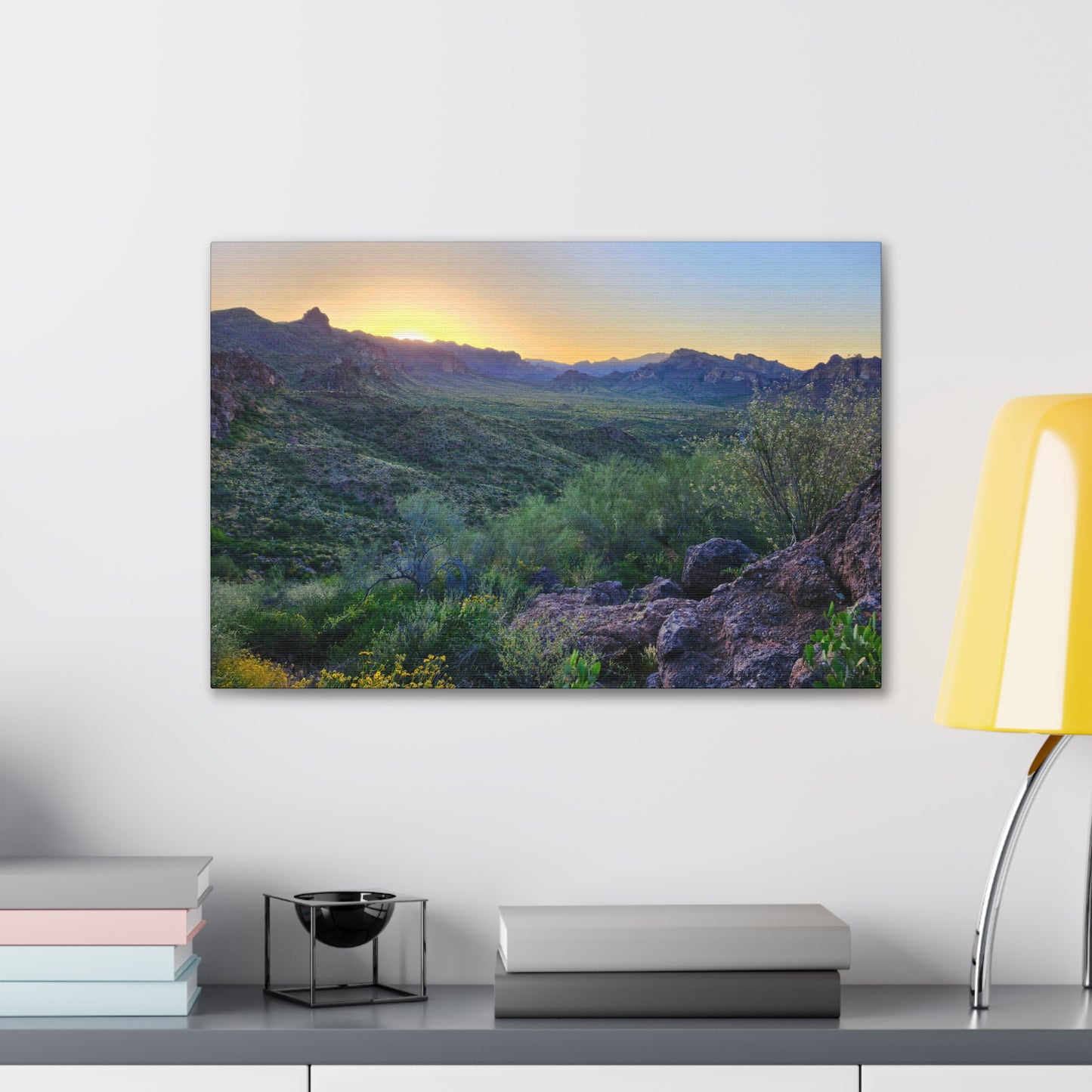 Sunrise #2 in The Superstition Mountains; Arizona Photography, Wall Art, Natural Landscape Home Decor for Hikers and Nature Lovers!
