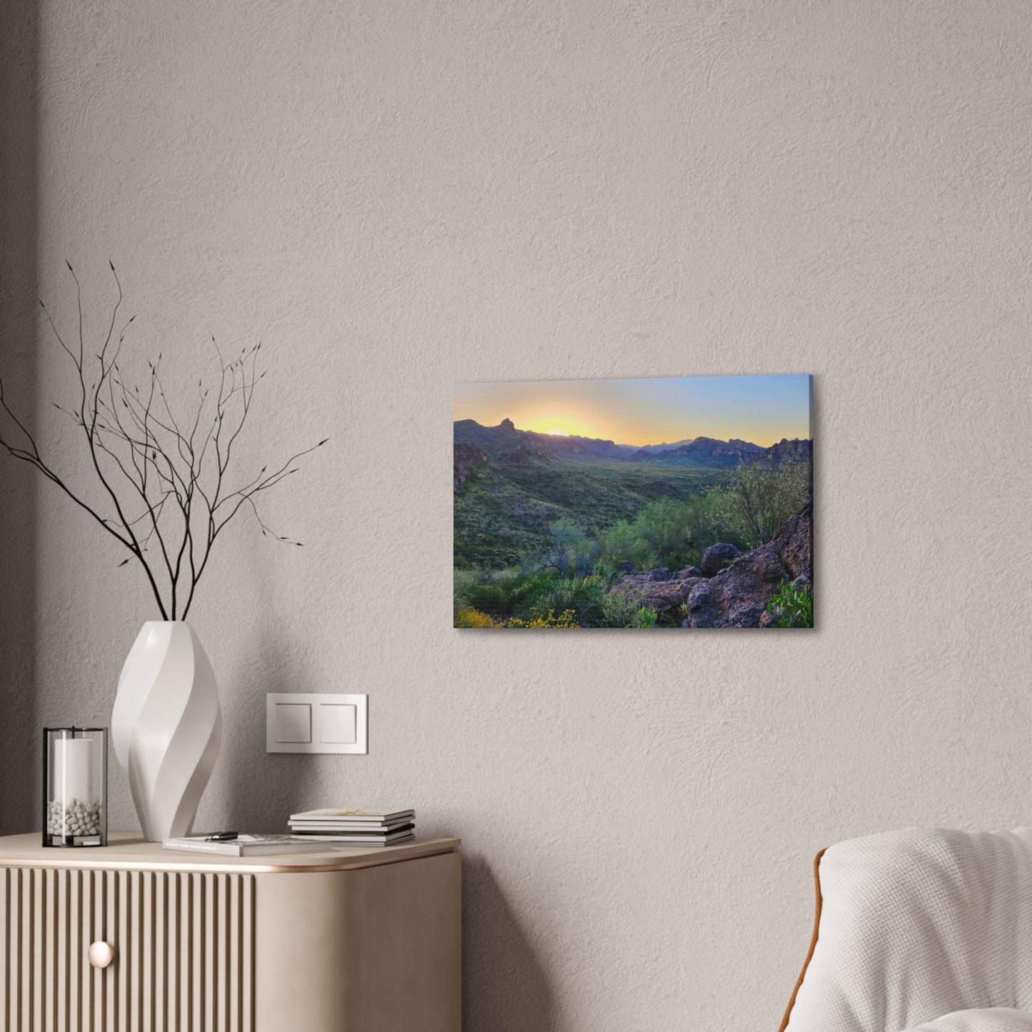 Sunrise #2 in The Superstition Mountains; Arizona Photography, Wall Art, Natural Landscape Home Decor for Hikers and Nature Lovers!