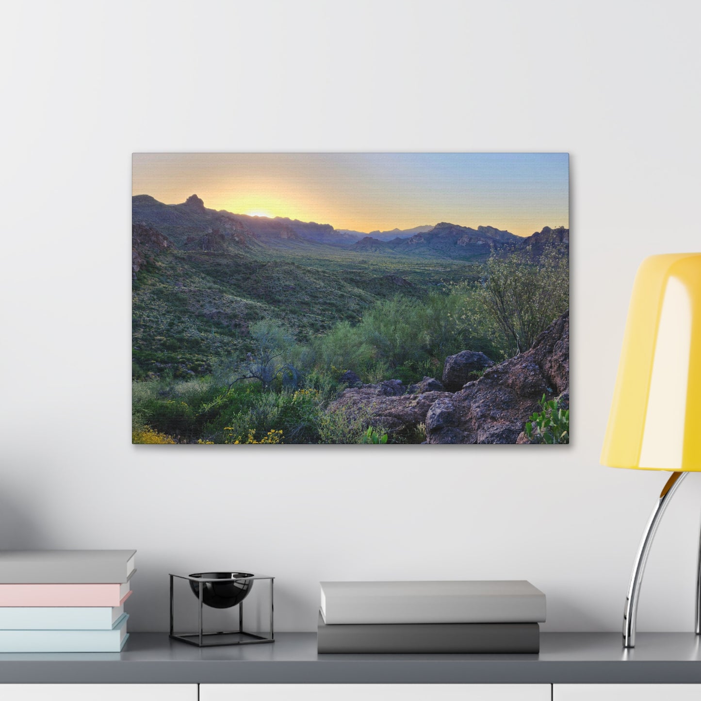 Sunrise #2 in The Superstition Mountains; Arizona Photography, Wall Art, Natural Landscape Home Decor for Hikers and Nature Lovers!