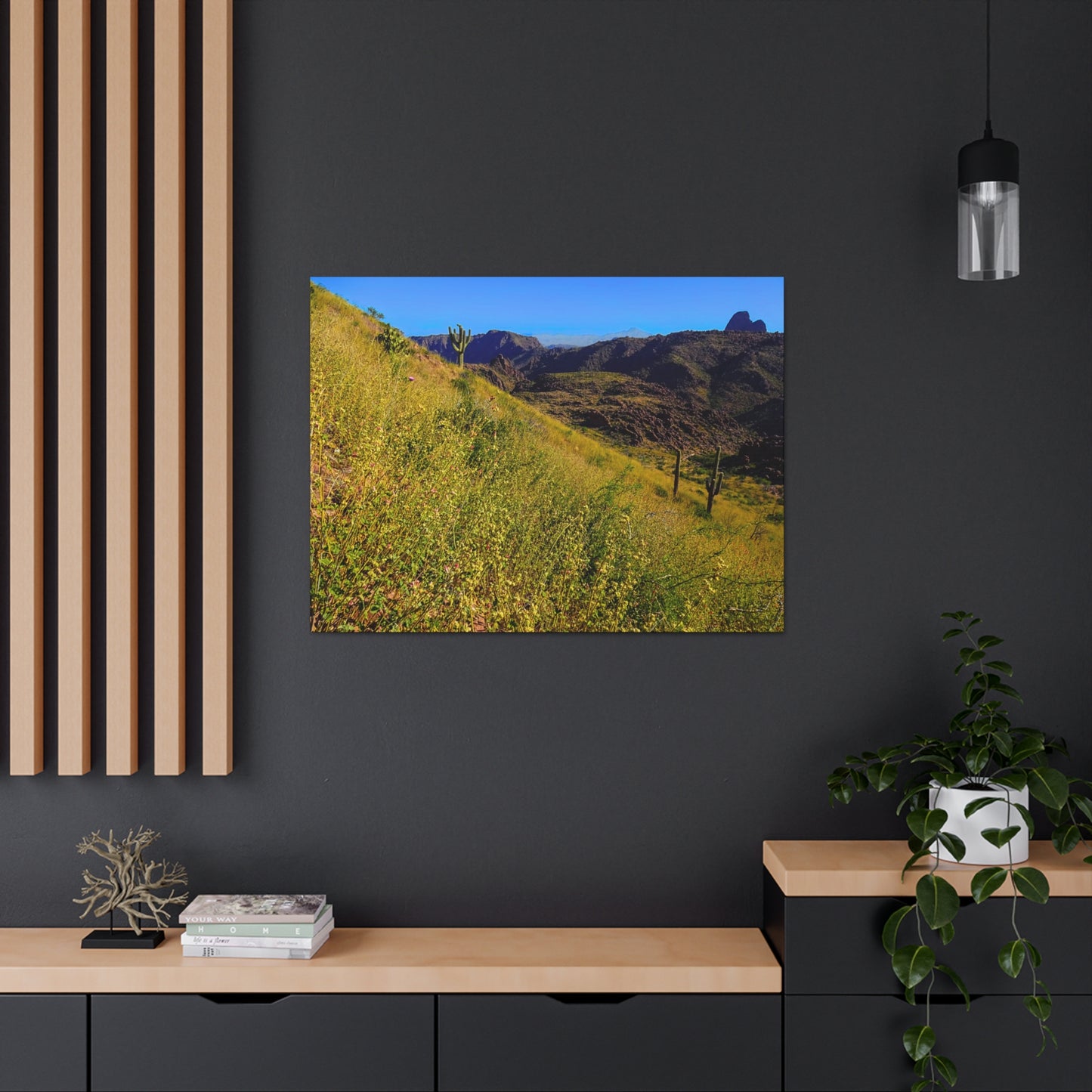 Canvas Gallery Wrap: Three Sisters Summit; Arizona Photography, Wall Art, Natural Landscape Home Decor for Hikers and Nature Lovers!