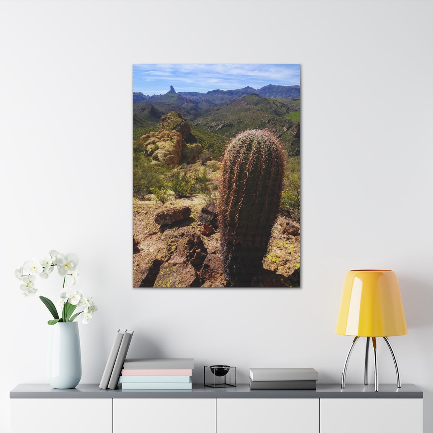 Canvas Gallery Wraps: Battleship Mountain -- Arizona Photography, Wall Art, Natural Landscape Home Decor for Hikers and Nature Lovers!