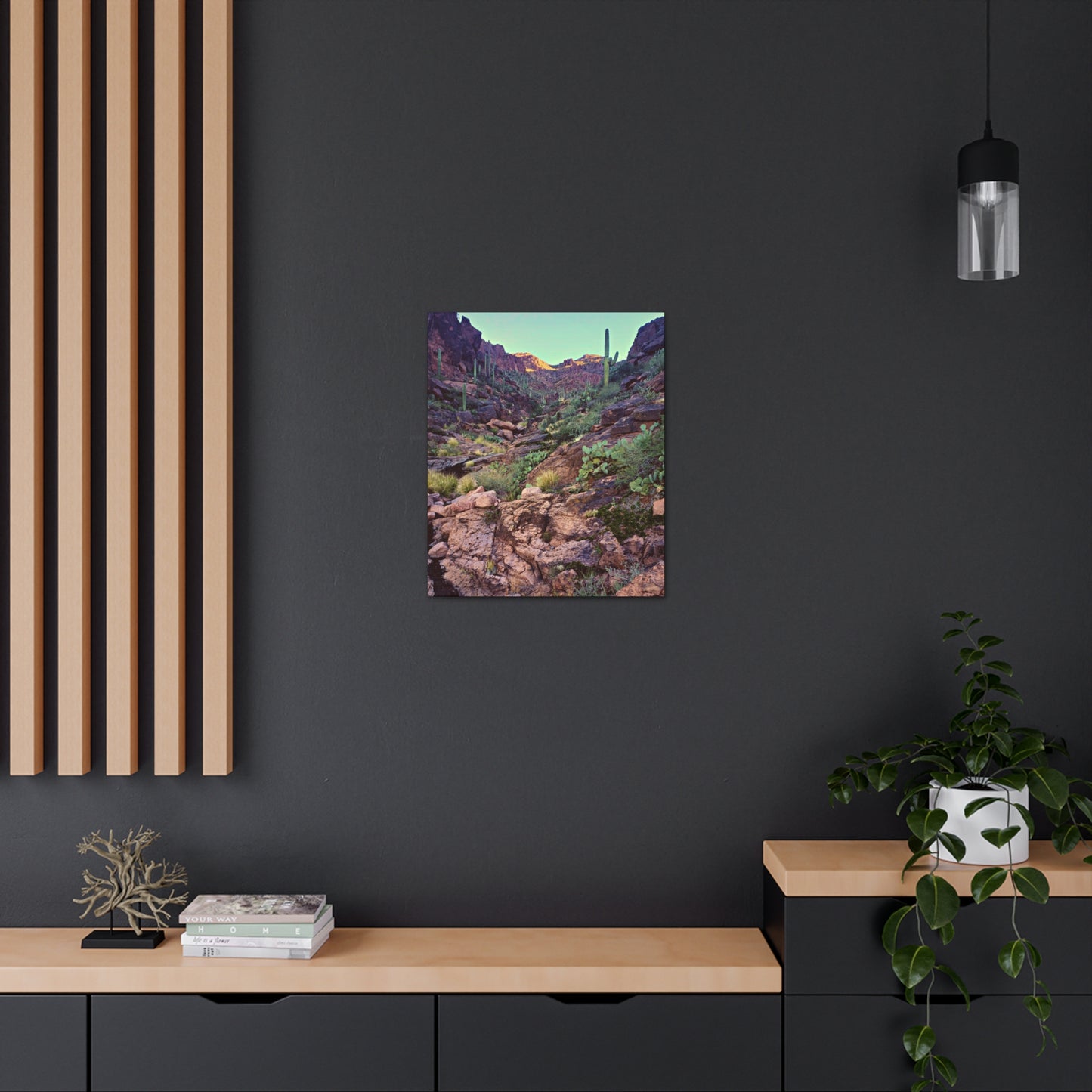 Canvas Gallery Wraps: A View Up the Canyon; Arizona Photography, Wall Art, Natural Landscape Home Decor for Hikers and Nature Lovers!