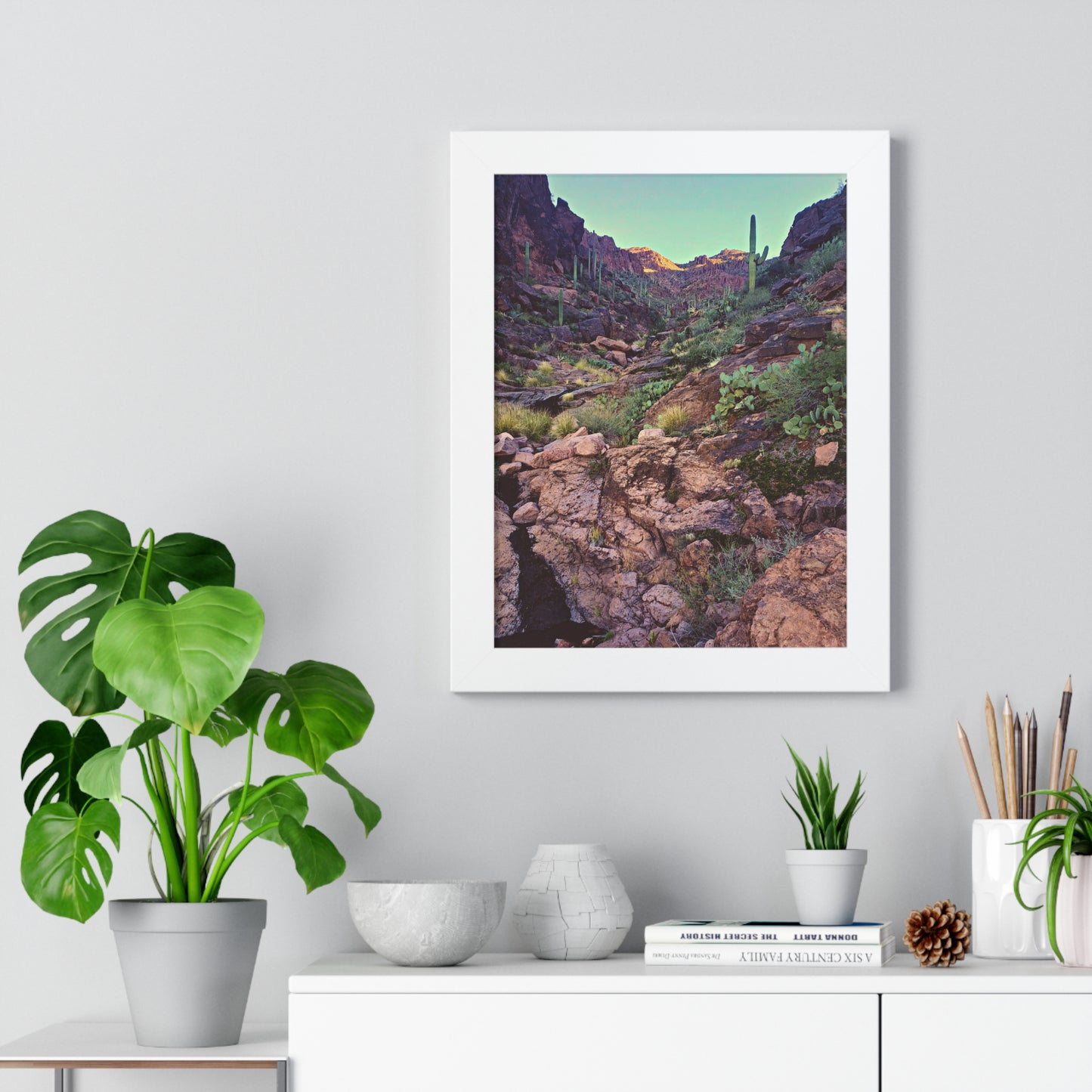 Framed Desert Photography: A View Up the Canyon; Arizona Photography, Wall Art, Natural Landscape Home Decor for Hikers and Nature Lovers!