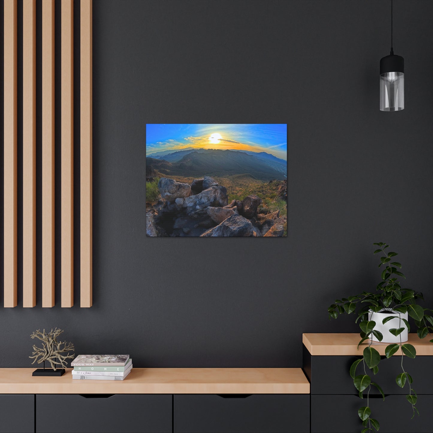 Canvas Gallery Wrap: Original Desert Wall Art, Landscape Photography, Home Decor for Hikers and Nature Lovers, Scenic Outdoor Views