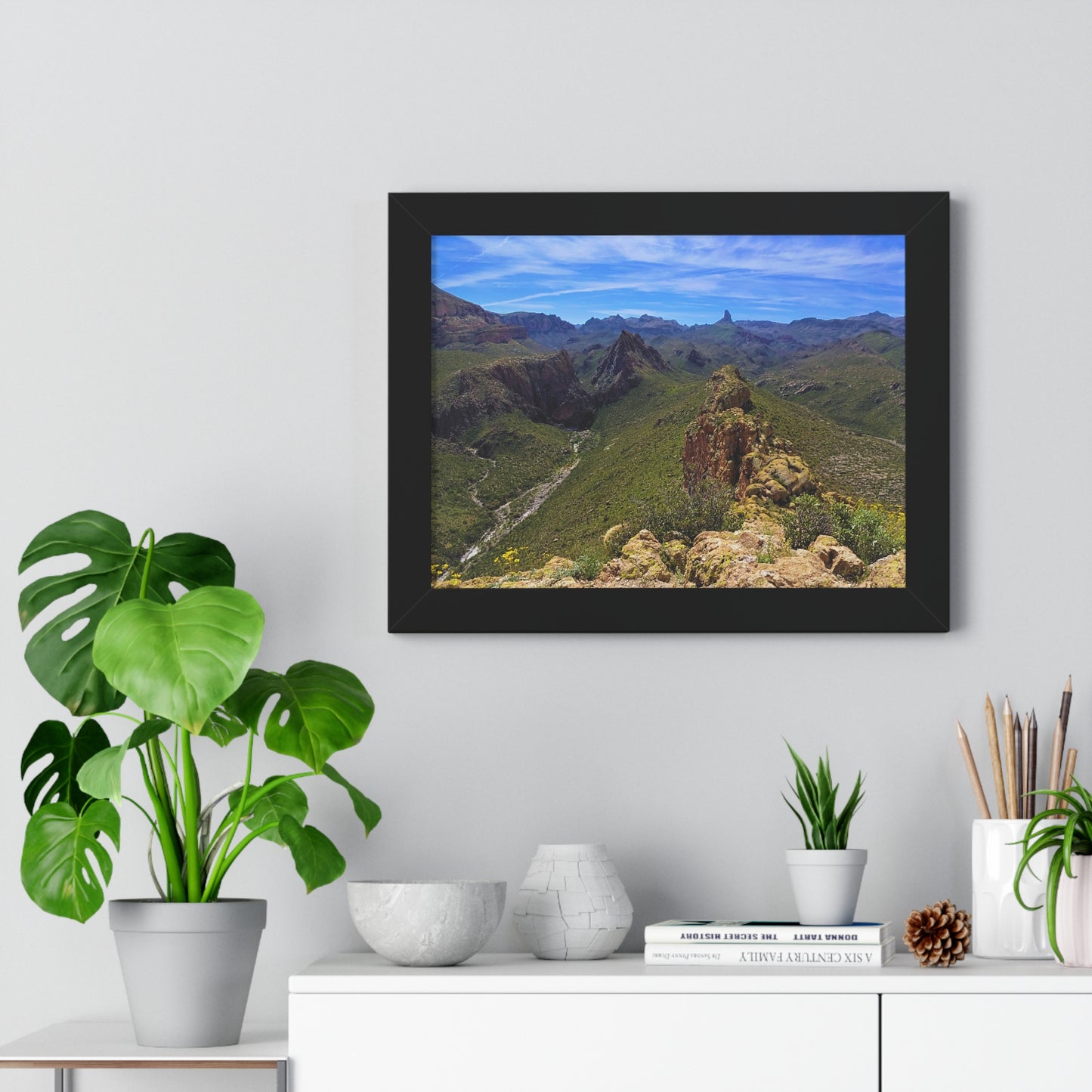 Framed Desert Photography: On Battleship Mountain; Arizona Photography, Wall Art, Natural Landscape Home Decor for Hikers and Nature Lovers!