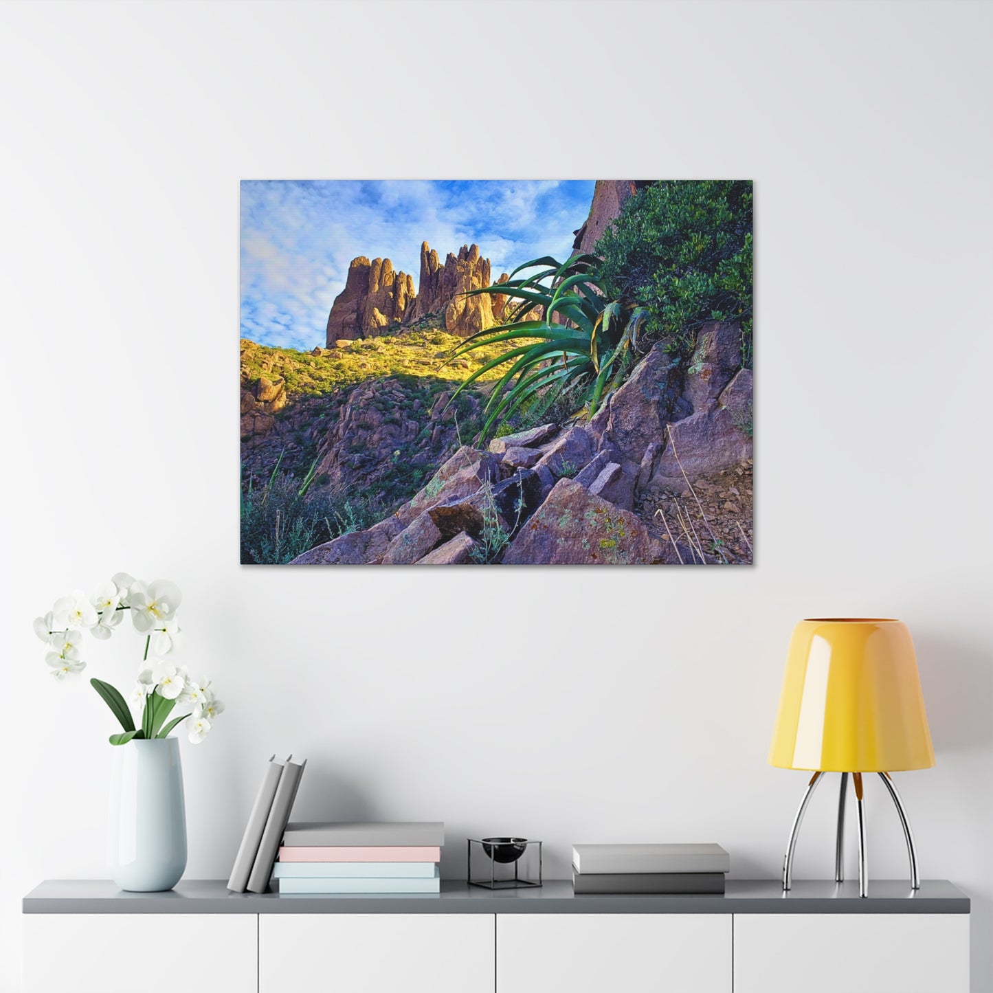 Canvas Gallery Wraps: Succulents and Spires; Arizona Photography, Wall Art, Natural Landscape Home Decor for Hikers and Nature Lovers!