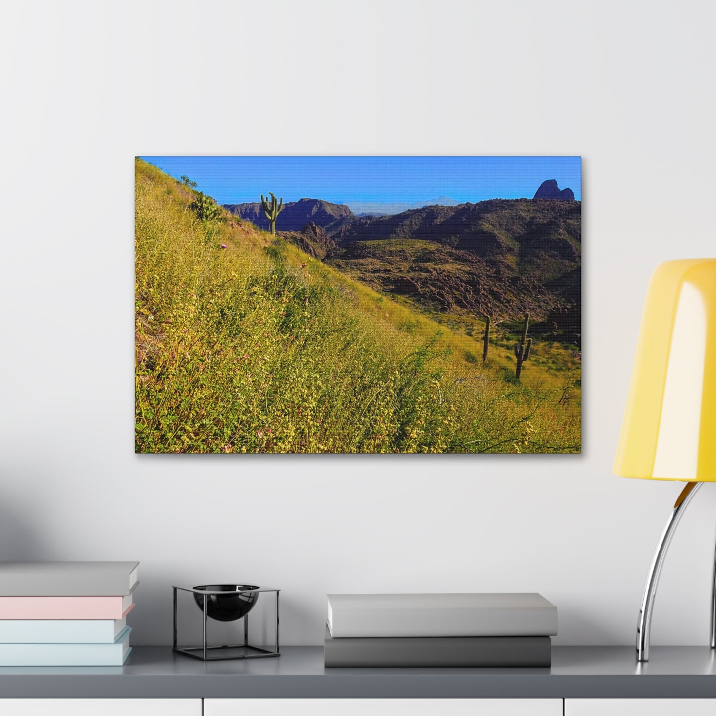 Canvas Gallery Wrap: Three Sisters Summit; Arizona Photography, Wall Art, Natural Landscape Home Decor for Hikers and Nature Lovers!