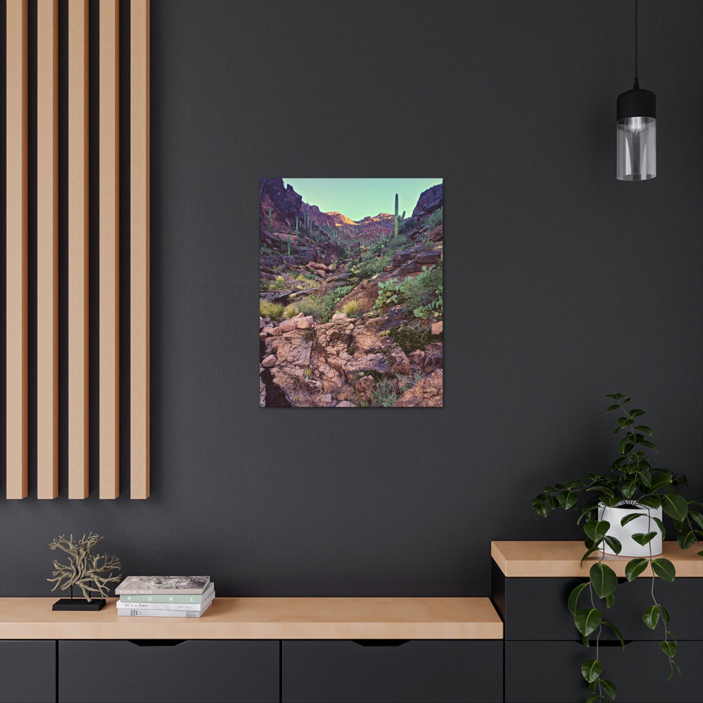 Canvas Gallery Wraps: A View Up the Canyon; Arizona Photography, Wall Art, Natural Landscape Home Decor for Hikers and Nature Lovers!