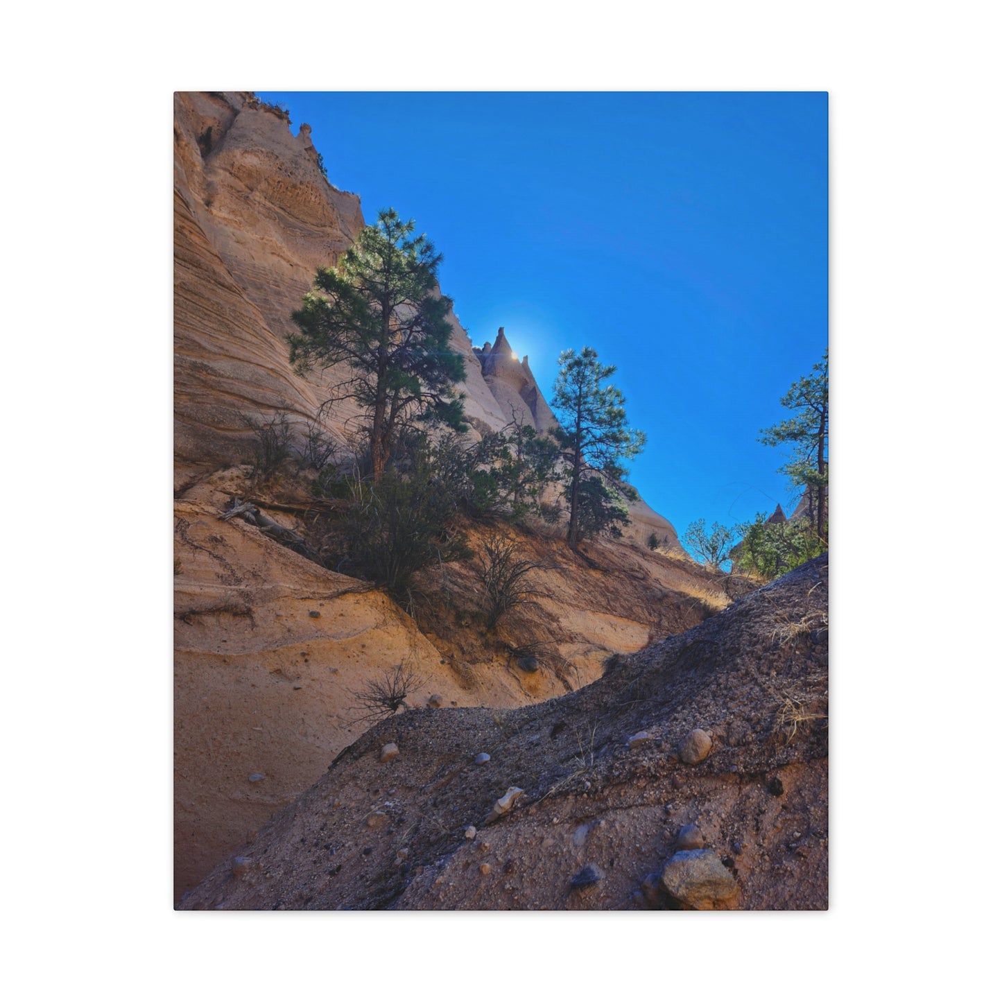 Sunrise over Tent Rocks National Park: Canvas Print