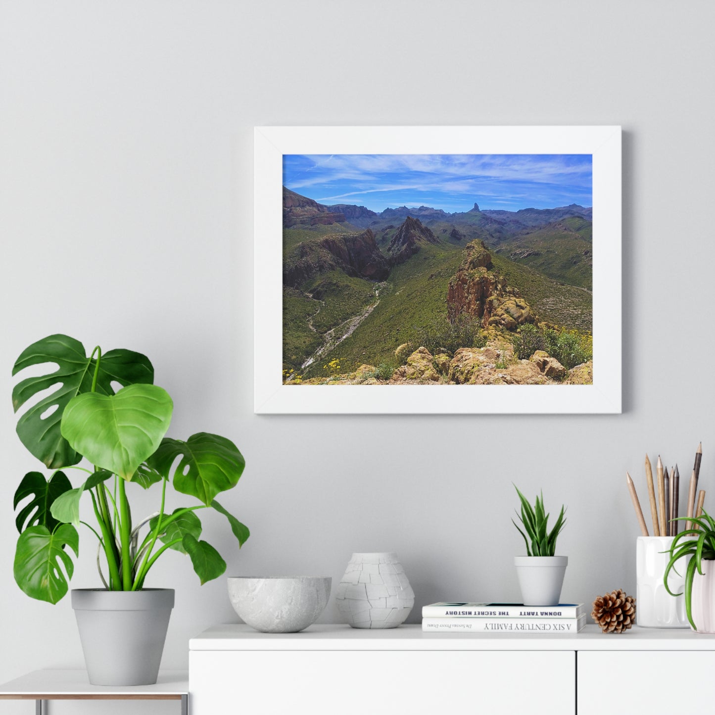 Framed Desert Photography: On Battleship Mountain; Arizona Photography, Wall Art, Natural Landscape Home Decor for Hikers and Nature Lovers!