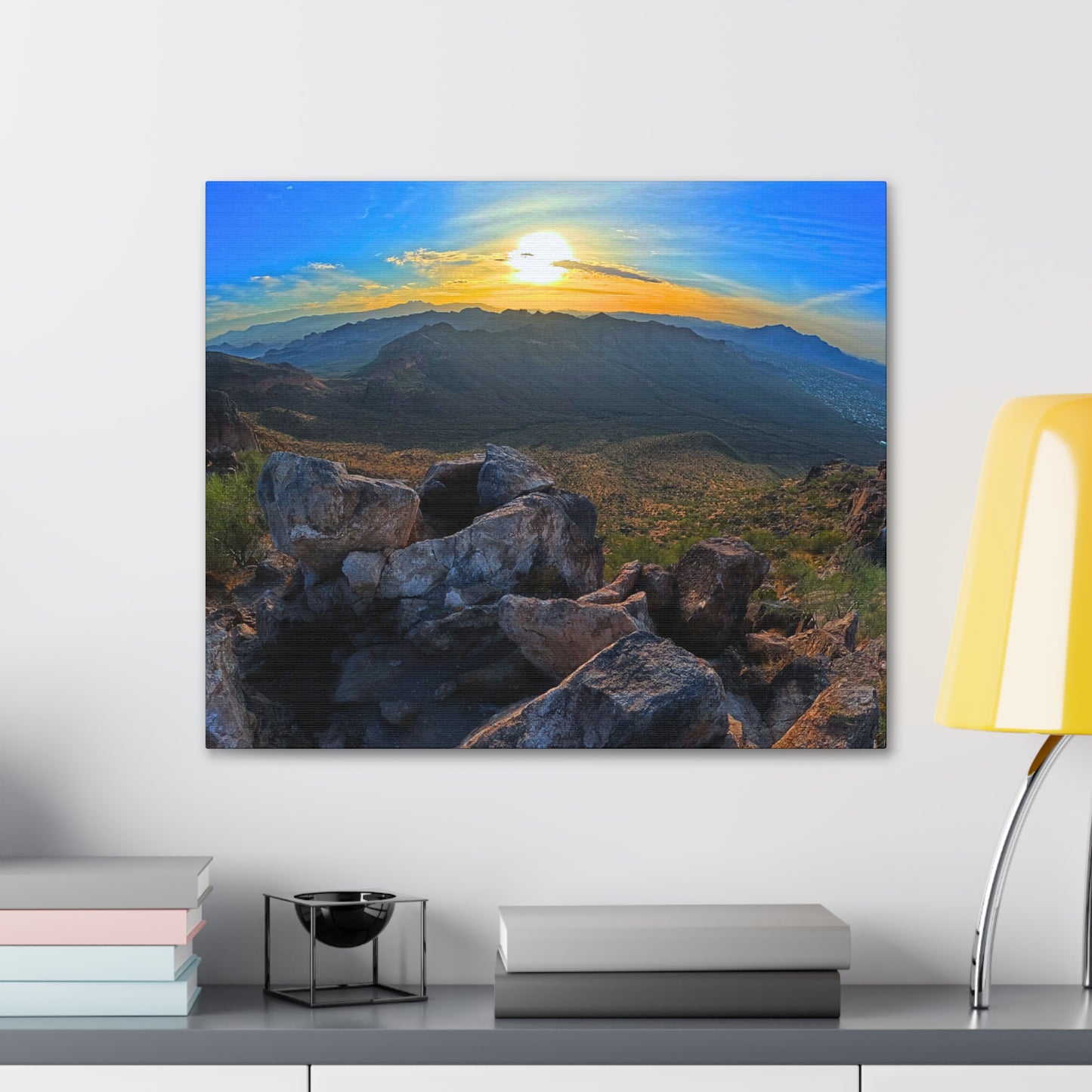 Canvas Gallery Wrap: Original Desert Wall Art, Landscape Photography, Home Decor for Hikers and Nature Lovers, Scenic Outdoor Views