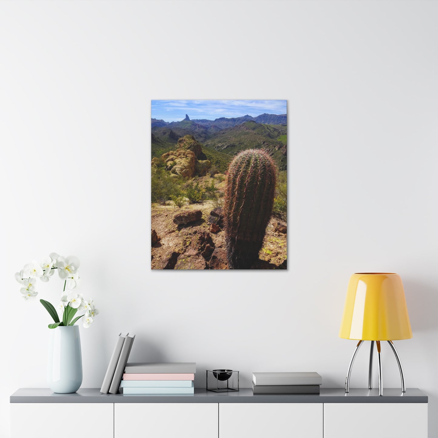 Canvas Gallery Wraps: Battleship Mountain -- Arizona Photography, Wall Art, Natural Landscape Home Decor for Hikers and Nature Lovers!