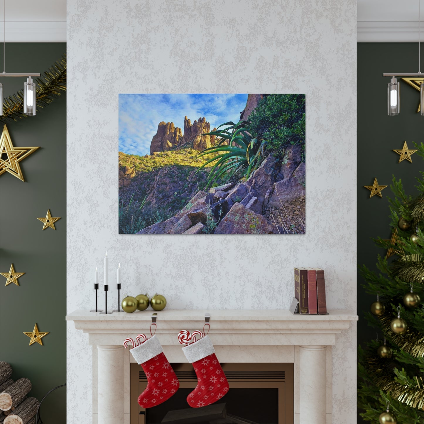 Canvas Gallery Wraps: Succulents and Spires; Arizona Photography, Wall Art, Natural Landscape Home Decor for Hikers and Nature Lovers!