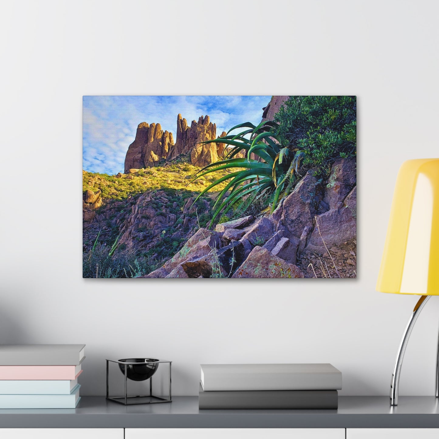 Canvas Gallery Wraps: Succulents and Spires; Arizona Photography, Wall Art, Natural Landscape Home Decor for Hikers and Nature Lovers!