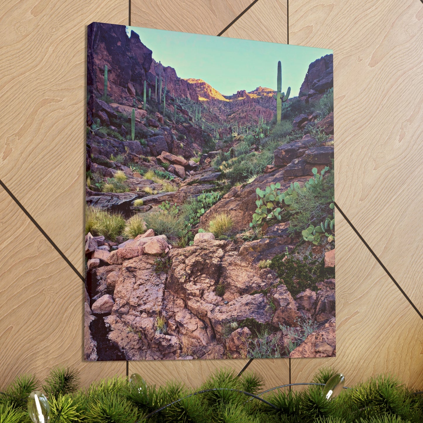 Canvas Gallery Wraps: A View Up the Canyon; Arizona Photography, Wall Art, Natural Landscape Home Decor for Hikers and Nature Lovers!