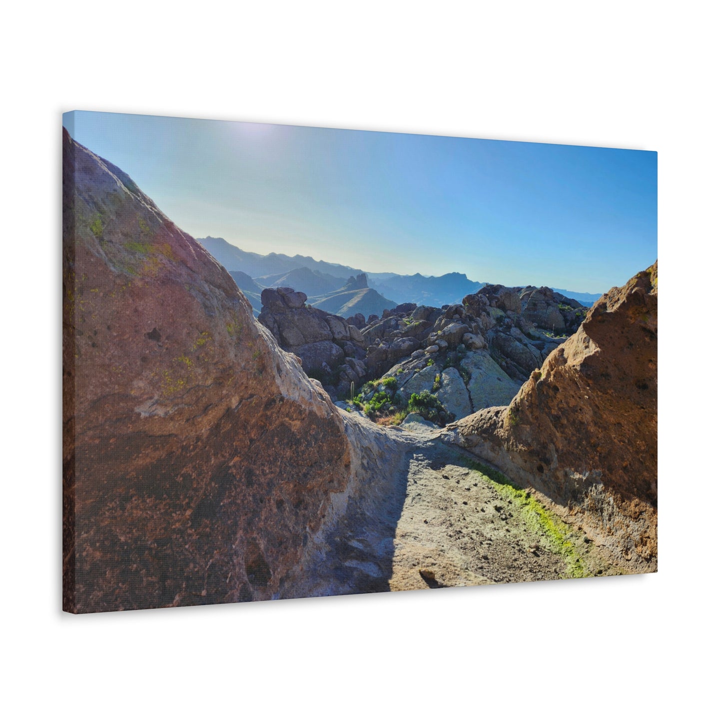 From a Keyhole in The Superstition Mountains; Arizona Photography, Wall Art, Natural Landscape Home Decor for Hikers and Nature Lovers!