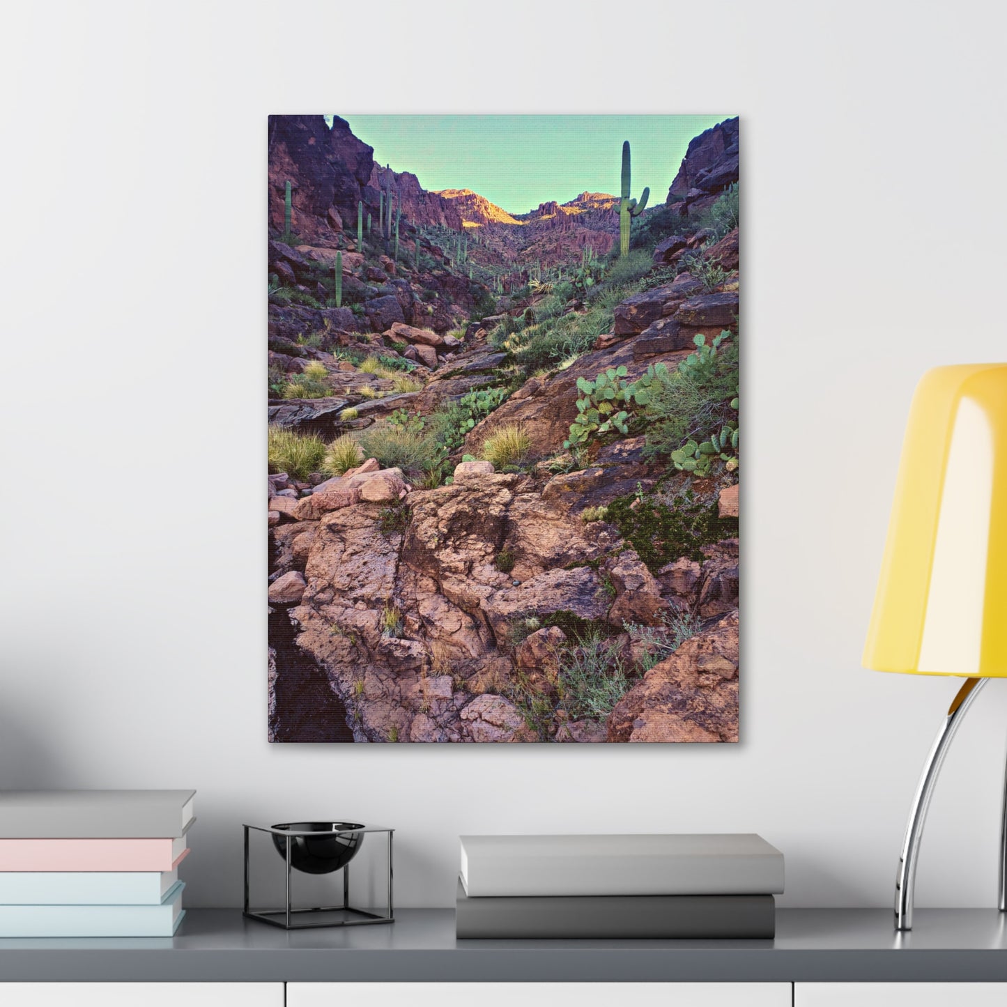 Canvas Gallery Wraps: A View Up the Canyon; Arizona Photography, Wall Art, Natural Landscape Home Decor for Hikers and Nature Lovers!