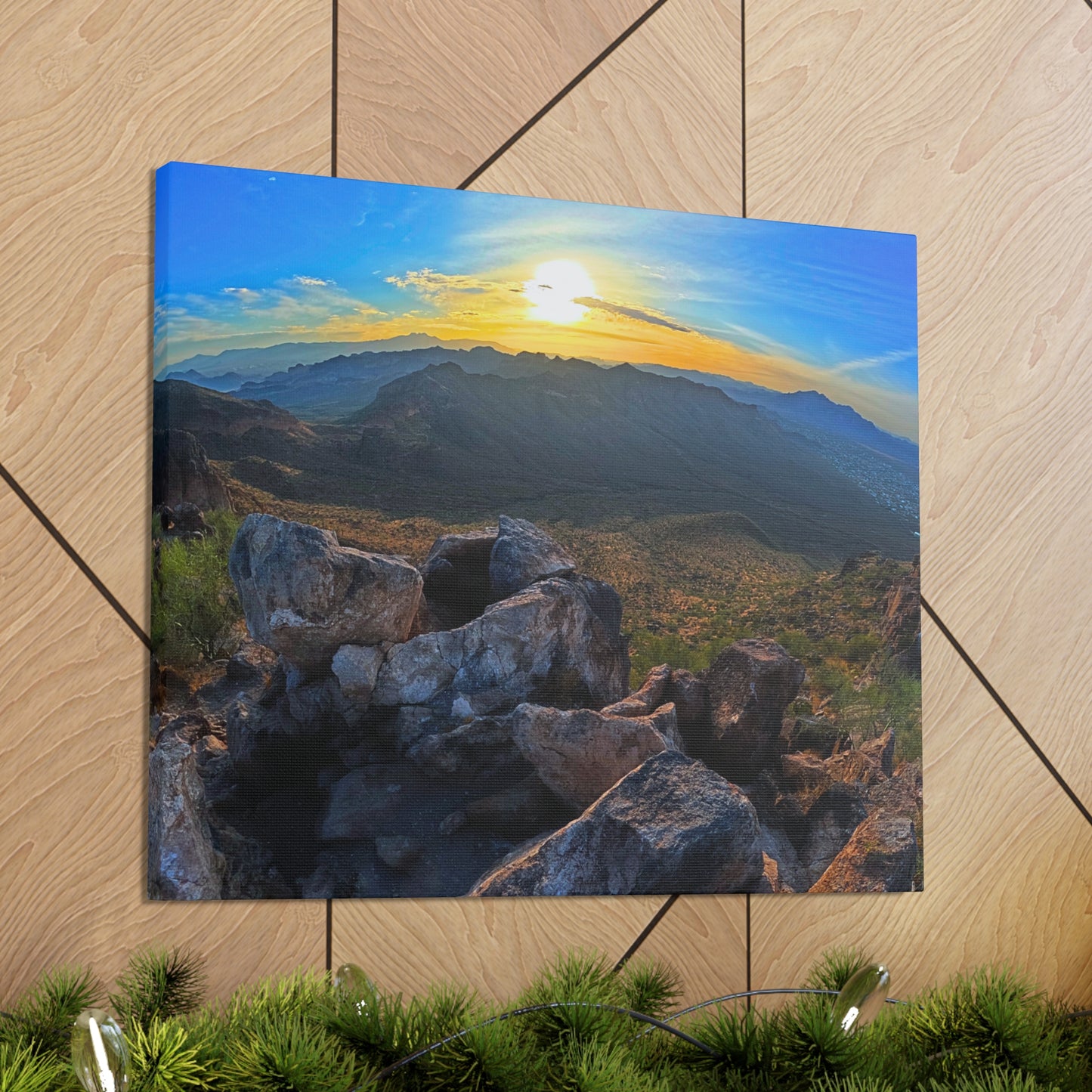 Canvas Gallery Wrap: Original Desert Wall Art, Landscape Photography, Home Decor for Hikers and Nature Lovers, Scenic Outdoor Views