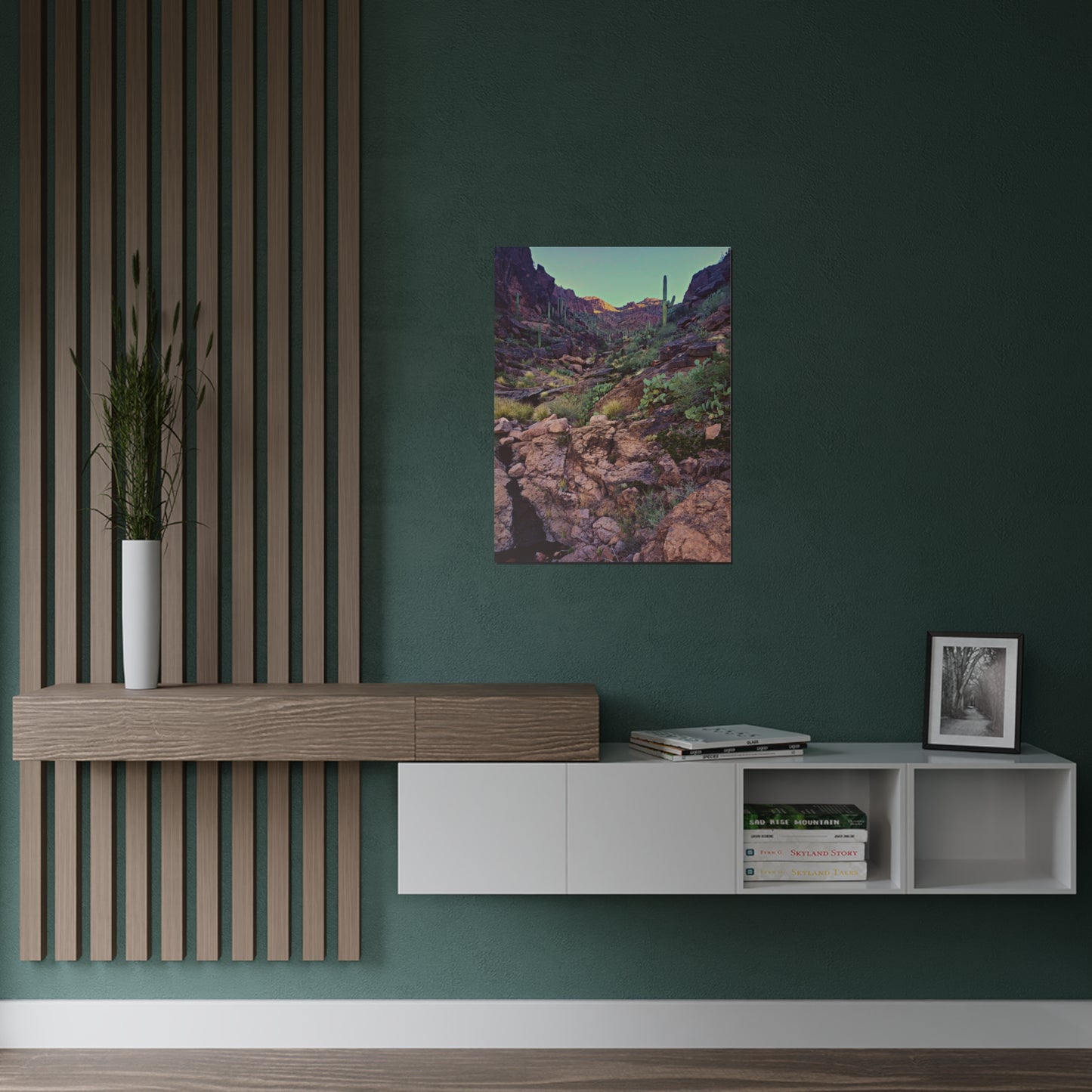 Arizona Poster Print: A View Up the Canyon; Arizona Photography, Wall Art, Natural Landscape Home Decor for Hikers and Nature Lovers!